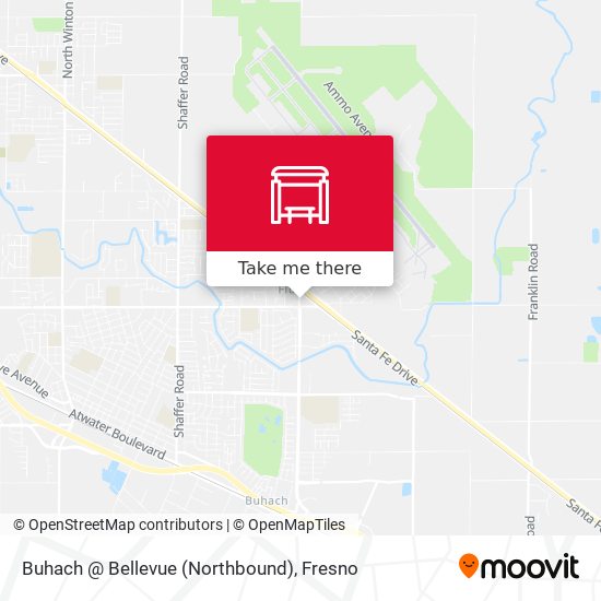Buhach @ Bellevue (Northbound) map