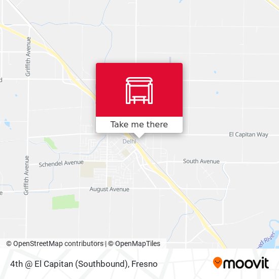 4th @ El Capitan (Southbound) map