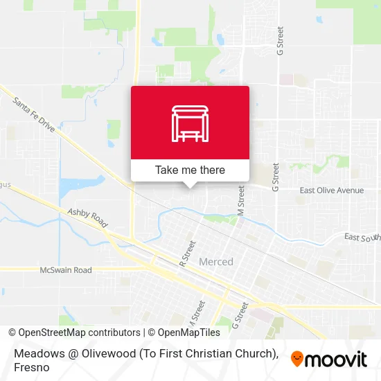 Mapa de Meadows @ Olivewood (To First Christian Church)