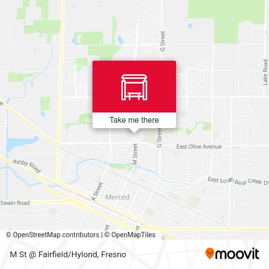 Mapa de M St @ Fairfield/Hylond