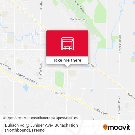 Buhach Rd @ Juniper Ave/ Buhach High (Northbound) map