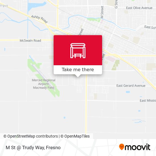 M St @ Trudy Way map