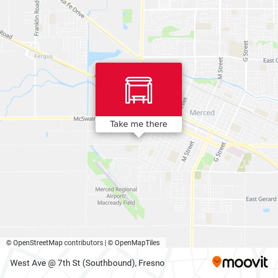 West Ave @ 7th St (Southbound) map