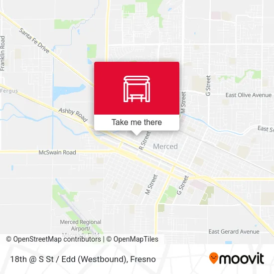 Mapa de 18th @ S St / Edd (Westbound)
