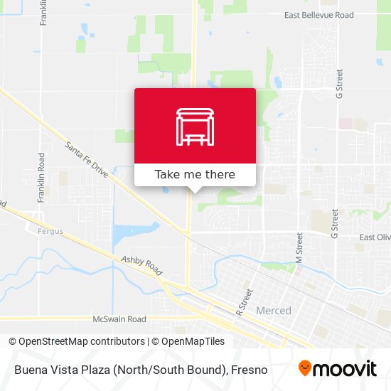 Mapa de Buena Vista Plaza (North / South Bound)