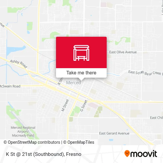 Mapa de K St @ 21st (Southbound)