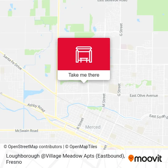 Mapa de Loughborough @Village Meadow Apts (Eastbound)