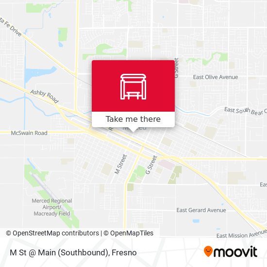 M St @ Main (Southbound) map