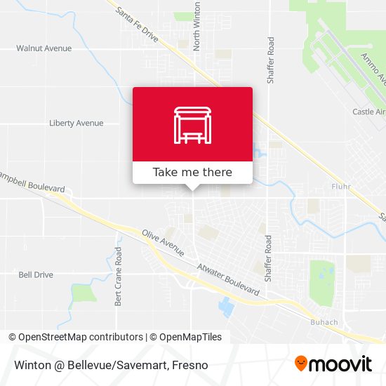 Winton @ Bellevue/Savemart map