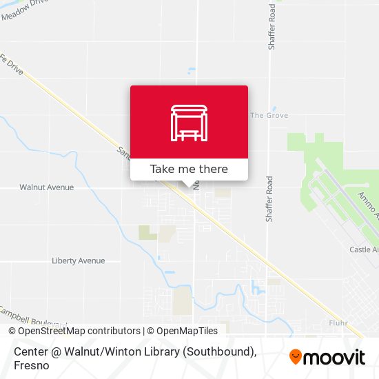Center @ Walnut / Winton Library (Southbound) map