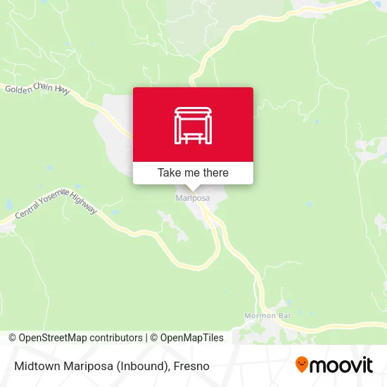 Mapa de Midtown Mariposa (Inbound)