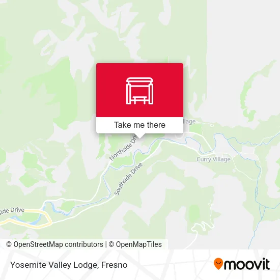 Mapa de Yosemite Valley Lodge