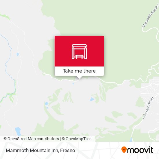 Mapa de Mammoth Mountain Inn
