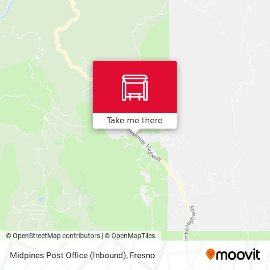 Midpines Post Office (Inbound) map