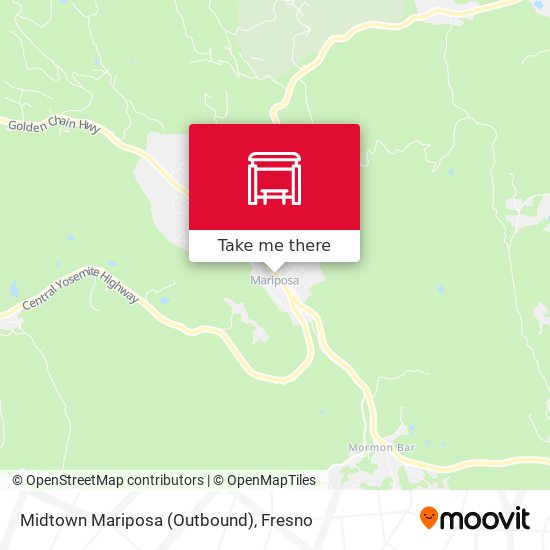 Midtown Mariposa (Outbound) map