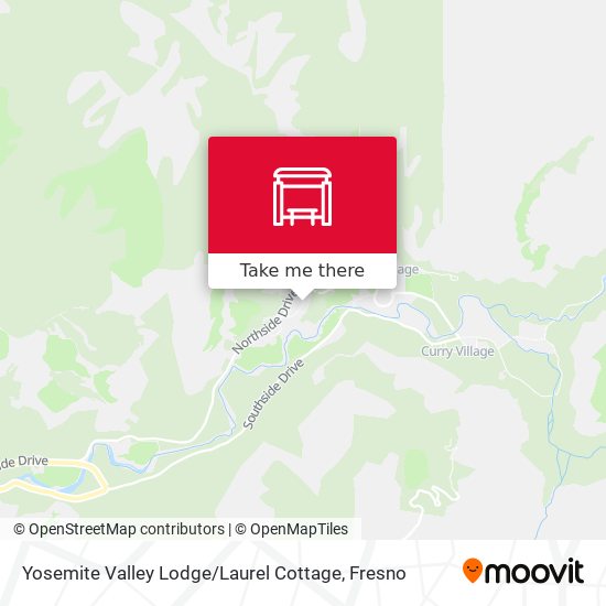 Mapa de Yosemite Valley Lodge / Laurel Cottage