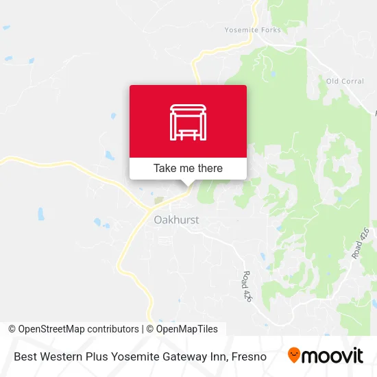 Mapa de Best Western Plus Yosemite Gateway Inn