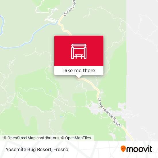 Yosemite Bug Resort map