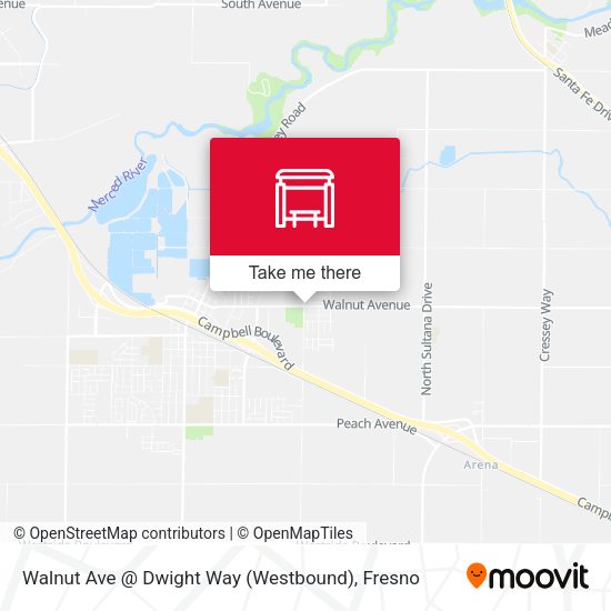 Walnut Ave @ Dwight Way (Westbound) map