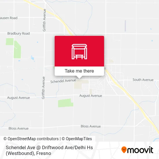 Mapa de Schendel Ave @ Driftwood Ave / Delhi Hs (Westbound)