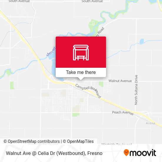 Mapa de Walnut Ave @ Celia Dr (Westbound)