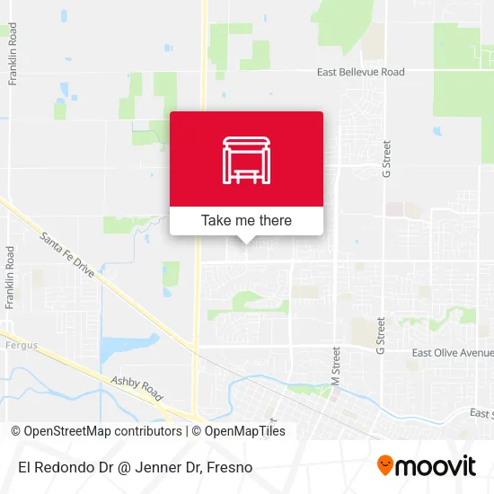 El Redondo Dr @ Jenner Dr map