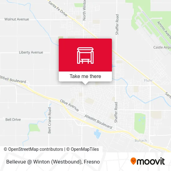 Mapa de Bellevue @ Winton (Westbound)