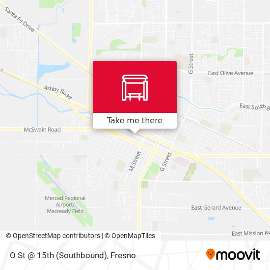 Mapa de O St @ 15th (Southbound)