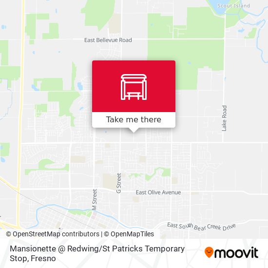 Mansionette @ Redwing / St Patricks Temporary Stop map