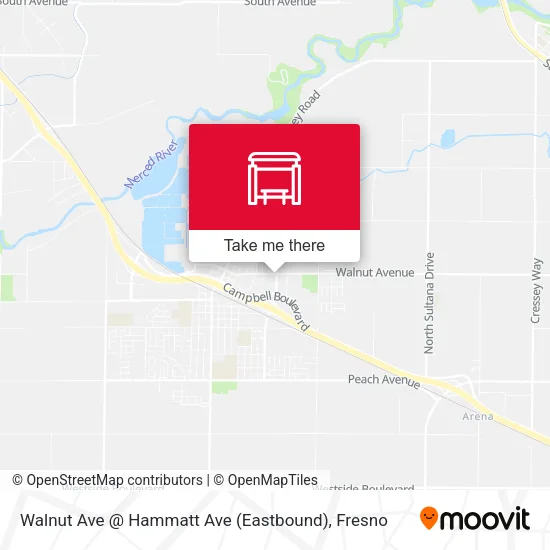 Mapa de Walnut Ave @ Hammatt Ave (Eastbound)