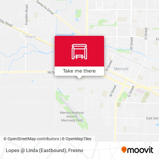 Mapa de Lopes @ Linda (Eastbound)