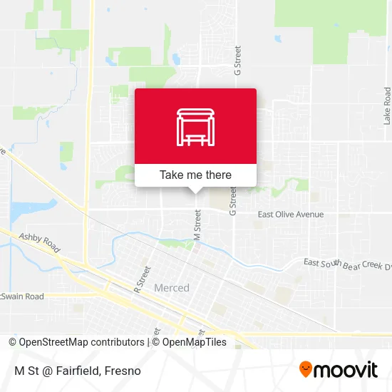 Mapa de M St @ Fairfield