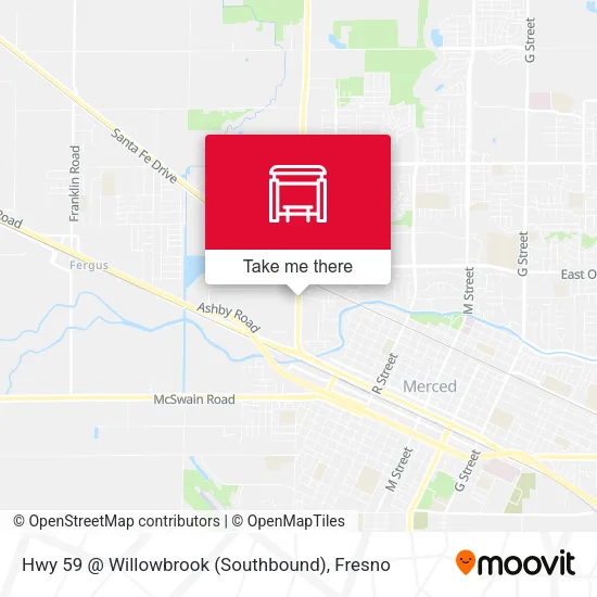 Mapa de Hwy 59 @ Willowbrook (Southbound)