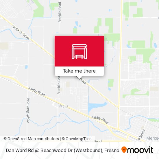 Dan Ward Rd @ Beachwood Dr (Westbound) map