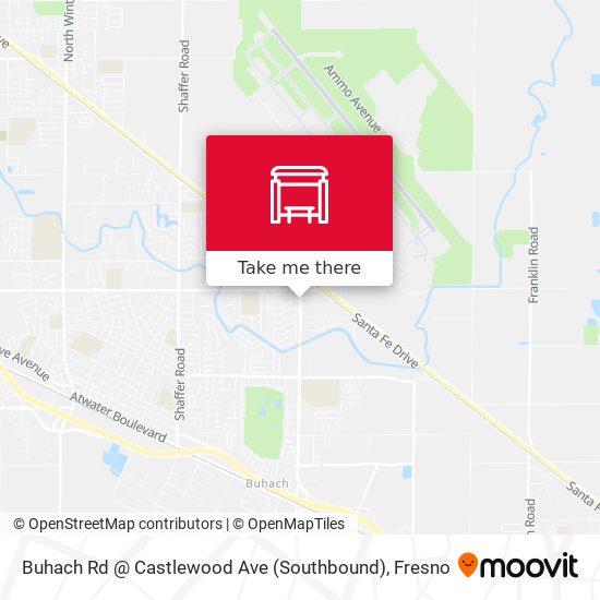 Buhach Rd @ Castlewood Ave (Southbound) map