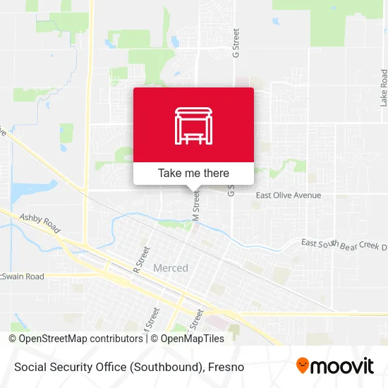 Mapa de Social Security Office (Southbound)