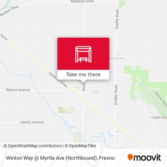 Mapa de Winton Way @ Myrtle Ave (Northbound)