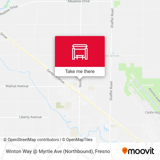 Mapa de Winton Way @ Myrtle Ave (Northbound)