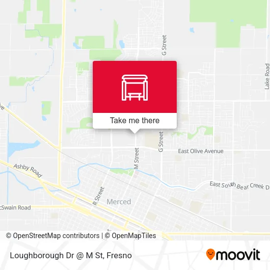 Mapa de Loughborough Dr @ M St