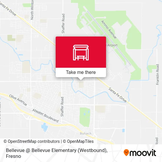 Bellevue @ Bellevue Elementary (Westbound) map
