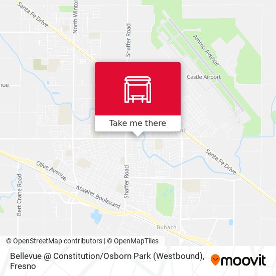 Mapa de Bellevue @ Constitution / Osborn Park (Westbound)