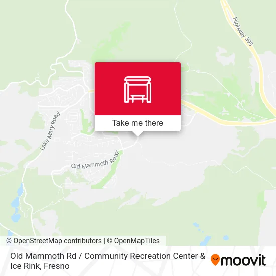 Mapa de Old Mammoth Rd / Community Recreation Center & Ice Rink
