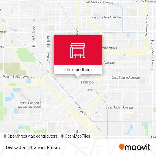 Mapa de Divisadero Station