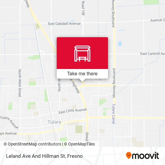Leland Ave And Hillman St map