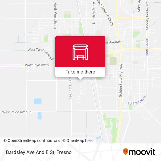 Mapa de Bardsley Ave And E St
