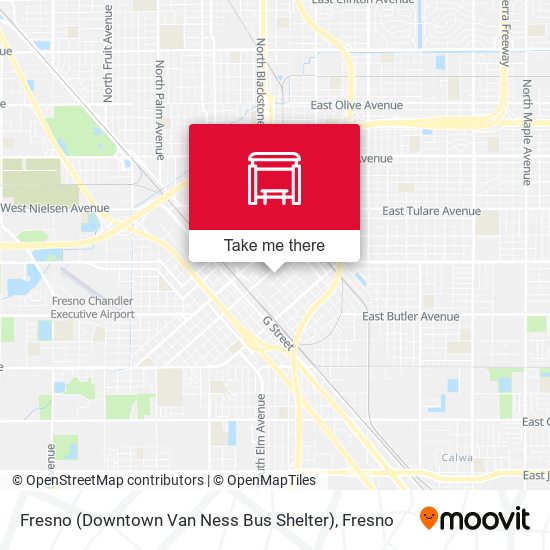 Fresno (Downtown Van Ness Bus Shelter) map