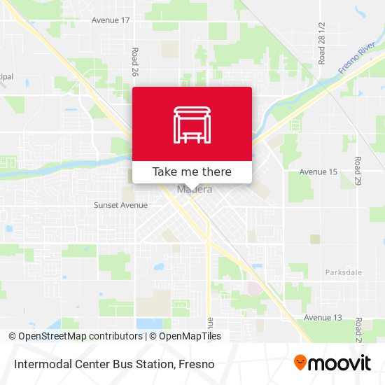 Intermodal Center Bus Station map