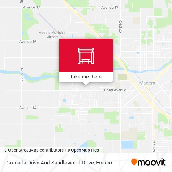 Granada Drive And Sandlewood Drive map