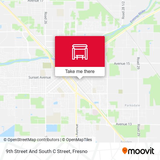 9th Street And South C Street map