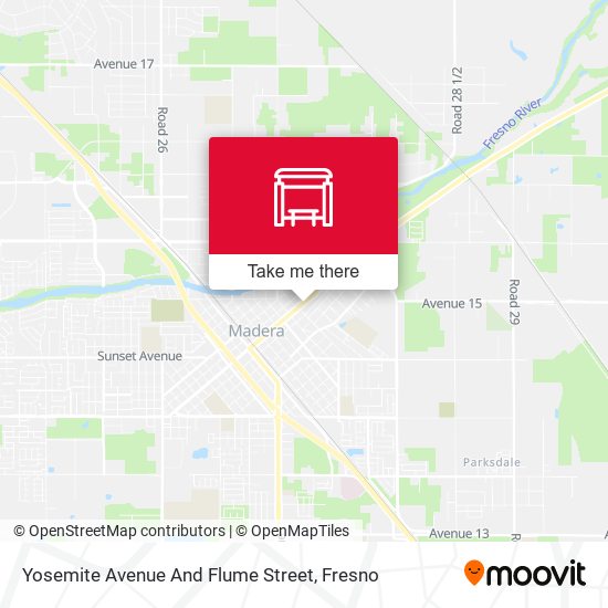 Mapa de Yosemite Avenue And Flume Street